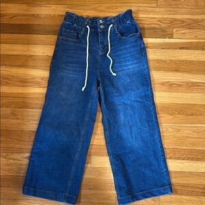 Unk Blue Flare Wide Leg Jeans